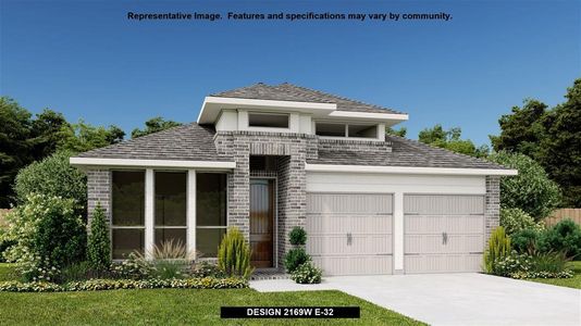 New construction Single-Family house 31446 Slumbering Sage Drive, Fulshear, TX 77441 Design 2169W- photo 0 0