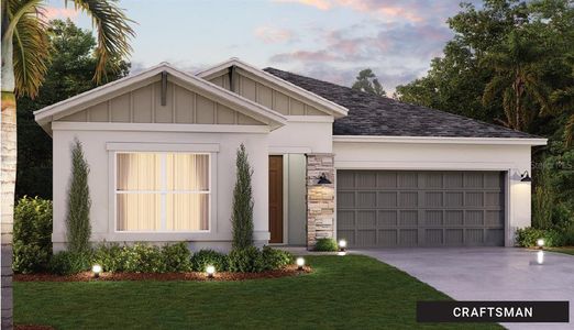 New construction Single-Family house 5787 Greenery Lane, Saint Cloud, FL 34771 Hawthorne- photo 0