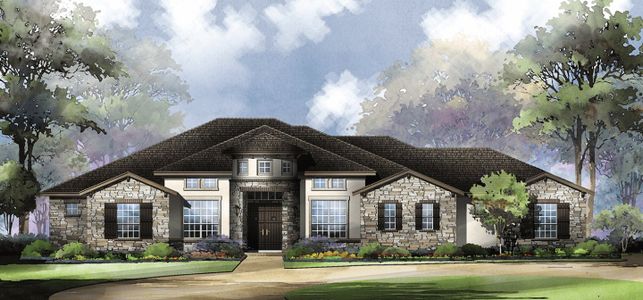 New construction Single-Family house Blue Oak Pass, San Antonio, TX 78266 - photo 1 1