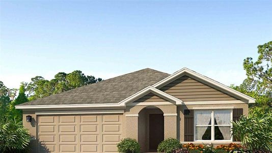 New construction Single-Family house 6419 Flagstone Trail, Palmetto, FL 34221 Aria- photo 0 0