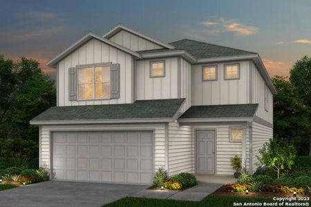 New construction Single-Family house 11703 Snowy River, San Antonio, TX 78254 Modena- photo