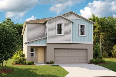 New construction Single-Family house 14955 Sterling Spur Avenue, Lithia, FL 33547 The Marbella- photo 0