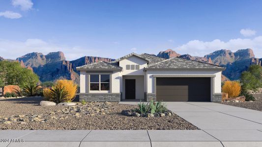 New construction Single-Family house 5734 E Swift Place, San Tan Valley, AZ 85140 The Denton- photo 0