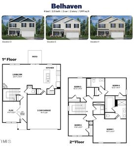 New construction Single-Family house 207 Blue Aspen Drive, Fuquay Varina, NC 27526 Belhaven - photo 1 1