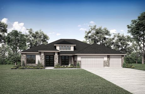 New construction Single-Family house 410 Artic Warbler Court, Magnolia, TX 77354 Leighton- photo 0 0