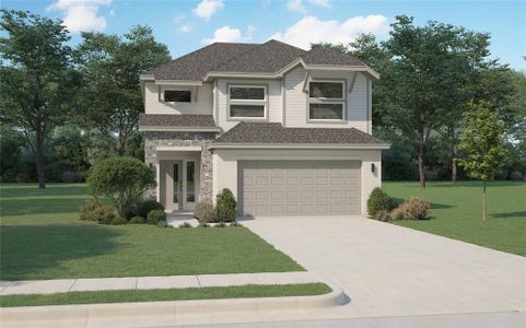 New construction Single-Family house 104 Lavender Street, Forney, TX 75126 Mesquite- photo 1 1