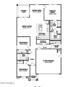 New construction Single-Family house 16745 N Lunar Street, Maricopa, AZ 85138 Clyde- photo 1 1