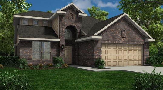 New construction Single-Family house 673 Woodhaven Lakes Drive, La Marque, TX 77568 The Princeton + Bonus- photo 0 0