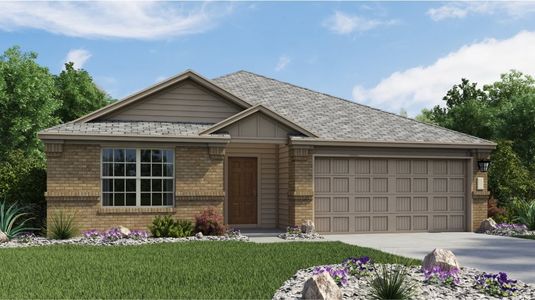 New construction Single-Family house Langley, 32122 Lemon Mint, Bulverde, TX 78163 - photo