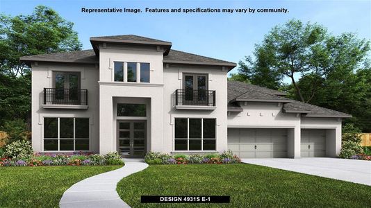 New construction Single-Family house 1180 Riva Ridge Drive, Leander, TX 78641 Design 4931S- photo 0