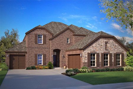 New construction Single-Family house 809 Pea Eye Drive, Midlothian, TX 76065 Kingwood J - photo 0 0