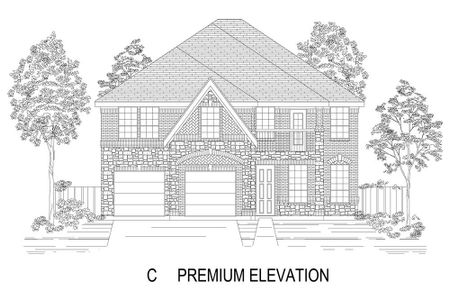 New construction Single-Family house Princeton EW F (w/Media), 3333 Edgewood Creek Boulevard, Celina, TX 75009 - photo