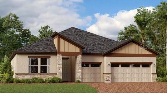 New construction Single-Family house 9845 Sword Fern Way, Land O' Lakes, FL 34637 - photo 0 0