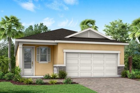 New construction Single-Family house 31961 Asbury Avenue, Wesley Chapel, FL 33545 Greenway- photo 0