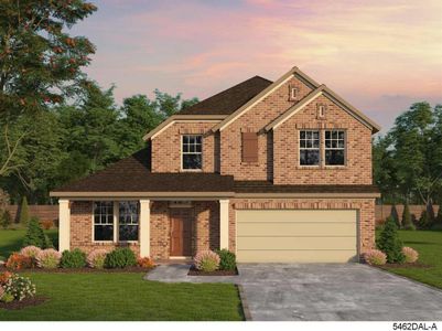 New construction Single-Family house 1848 Bell Court, Van Alstyne, TX 75495 The Clairmont- photo 0