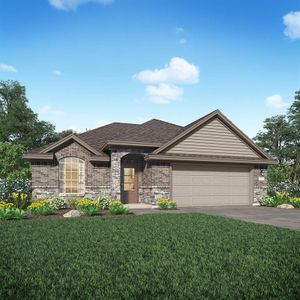 New construction Single-Family house 9814 Lockridge Manor Drive, Baytown, TX 77521 Honeysuckle II- photo 0 0