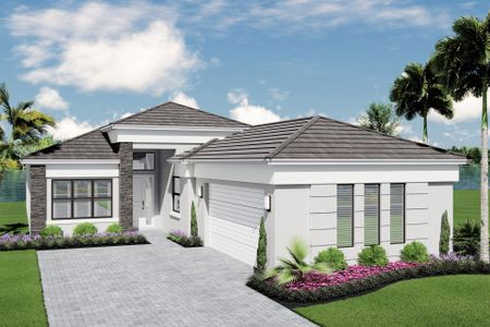 New construction Single-Family house 9749 Turning Bluff Lane, Boynton Beach, FL 33473 Vienna- photo
