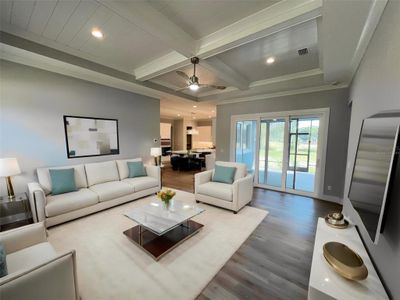Living Room, Virtually Staged