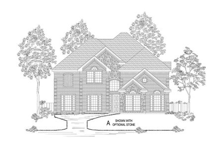 New construction Single-Family house Bellacrest FSW (w/Media), 5112 Amherst Court, Parker, TX 75002 - photo