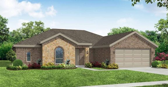 New construction Single-Family house 4700 Elite Drive, Sanger, TX 76266 Alderbury II- photo 0