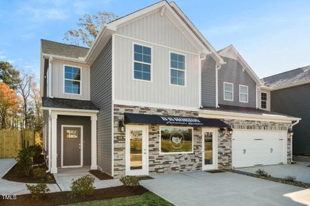 New construction Townhouse house 724 Apple Churn Drive, Fuquay Varina, NC 27526 The Linville- photo 0