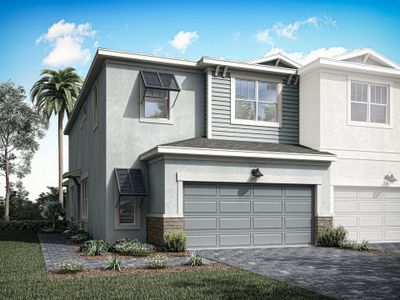 New construction Townhouse house 3561 Nw Solange Ct, Jensen Beach, FL 34957 Eastwind- photo 0