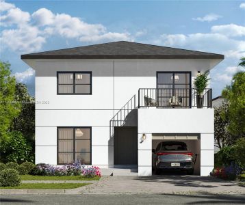 New construction Single-Family house 1303 Nw 2 Ln, Homestead, FL 33034 Model E- photo 0