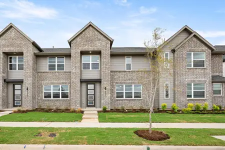 New construction Townhouse house 4557 Lamplights Drive, Celina, TX 75078 Cicero Modern- photo 0