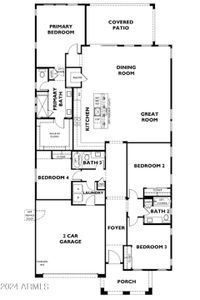 New construction Single-Family house 19242 S 212Th Place, Queen Creek, AZ 85142 Plan 4024 Exterior C- photo 1 1