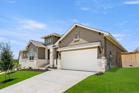 New construction Single-Family house 1317 Academy Oaks Dr, San Marcos, TX 78666 Newport- photo 0