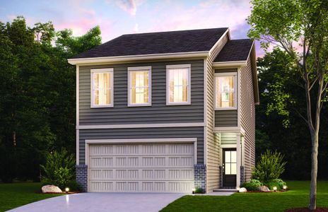 New construction Townhouse house 50 Toter Trace, Dawsonville, GA 30534 Sawnee- photo 0