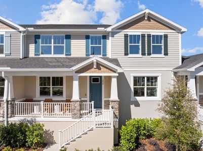 New construction Townhouse house 1366 Tarflower Drive, Winter Springs, FL 32708 Aurora- photo 0