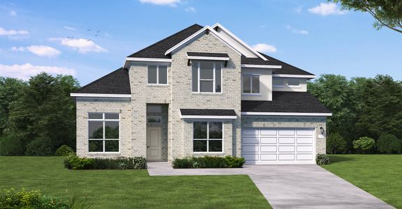 New construction Single-Family house Haskell (3600-CM-50), 516 Exploration Circle, Liberty Hill, TX 78642 - photo