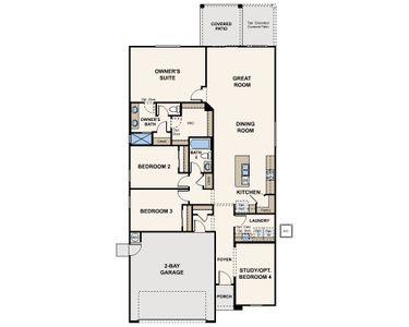 New construction Single-Family house Plan 2, 17861 West Fulton St., Goodyear, AZ 85338 - photo