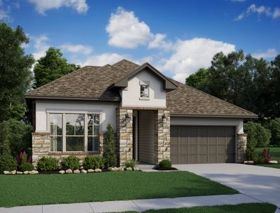 New construction Single-Family house 1753 Settlers Glen Drive, Round Rock, TX 78665 Foss- photo 0