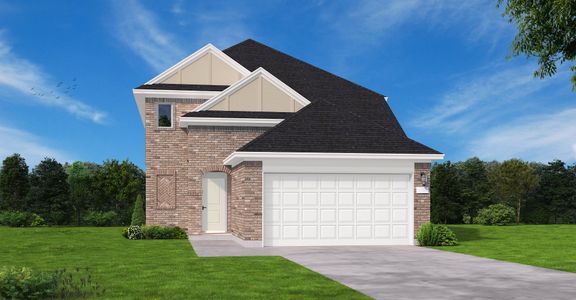 New construction Single-Family house Trenton (2430-HV-30), 3009 Hickory Haven Lane, Conroe, TX 77385 - photo