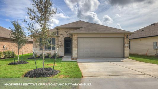 New construction Single-Family house 1060 Pronghorn Trl, Seguin, TX 78155 Baxtor - photo 0