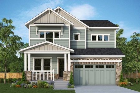 New construction Single-Family house The Sloan, 21005 East 61st Drive, Aurora, CO 80019 - photo