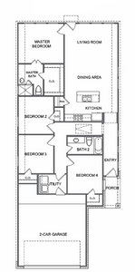 New construction Single-Family house Floor Plan 1412, 10005 Ocelot Court, Magnolia, TX 77354 - photo