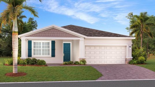 New construction Single-Family house 1880 Flourish Avenue, Kissimmee, FL 34744 Freedom- photo 0