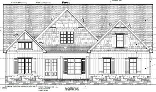 New construction Single-Family house 3400 River Manor Court, Franklinton, NC 27525 - photo 1 1