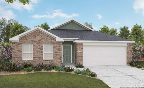 New construction Single-Family house 3539 Starbright Drive, New Braunfels, TX 78130 Landmark Series - Kimbell- photo 0 0