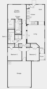 New construction Single-Family house Plan 1242, 85 Hematite Lane, Jarrell, TX 76537 - photo