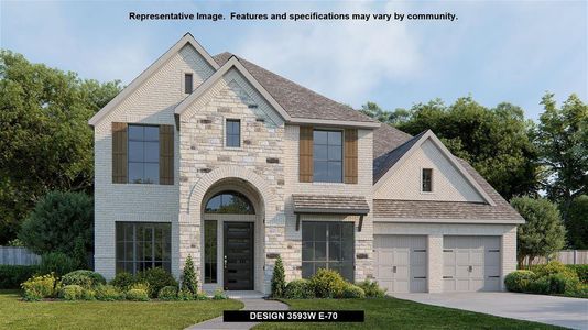 New construction Single-Family house 31203 Crescent Hill Drive, Fulshear, TX 77441 Design 3593W- photo 1 1