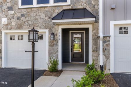 front door & garage