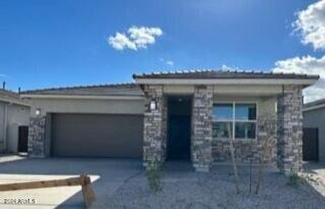 New construction Single-Family house 15577 W Desert Hollow Drive, Surprise, AZ 85387 Dove- photo 0