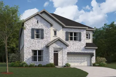 New construction Single-Family house 3624 Prosper Road, Leander, TX 78641 Bonnell II- photo 0