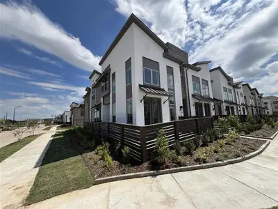 New construction Townhouse house 16526 Texas Hill Country Road, Cypress, TX 77433 Ansley- photo 0