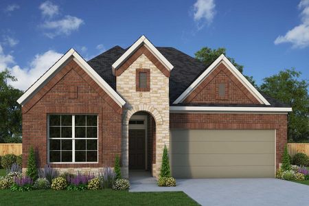 New construction Single-Family house The Woodworth, 5302 Majestic Court, Manvel, TX 77578 - photo