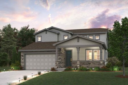 Aspen Plan Elevation B at Timnath Lakes in Timnath, CO by Century Communities